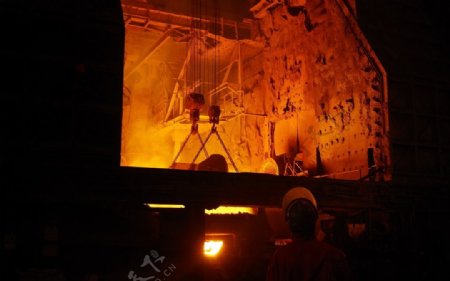 炼钢厂工业摄影