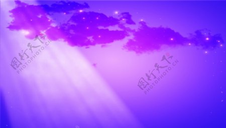浪漫紫色夜空背景