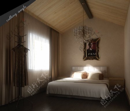 欧式卧室效果图