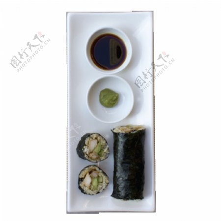 韩料寿司透明免扣装饰素材