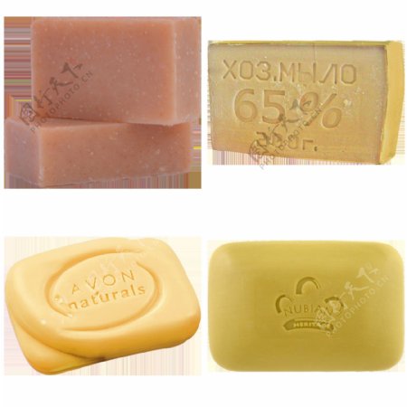 不同颜色肥皂免抠png透明图层素材