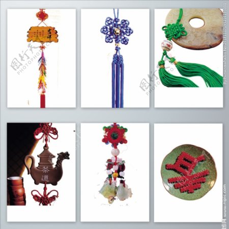 中国风装饰品中国结素材