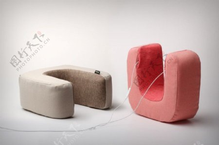 U型沙发产品设计JPG