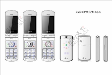 手机设计翻盖手机LGGD310