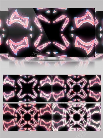 粉色水晶光斑动态视频素材
