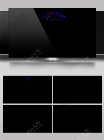 彩色宇宙飞碟高清视频素材