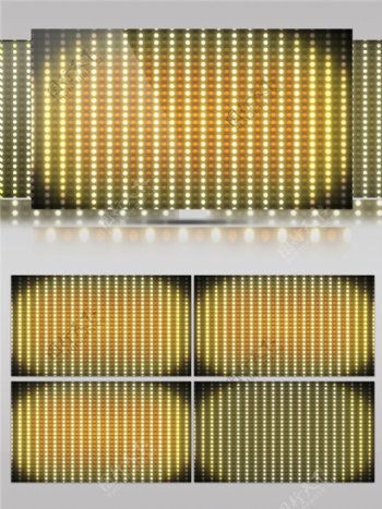黄点光矩阵高清视频素材