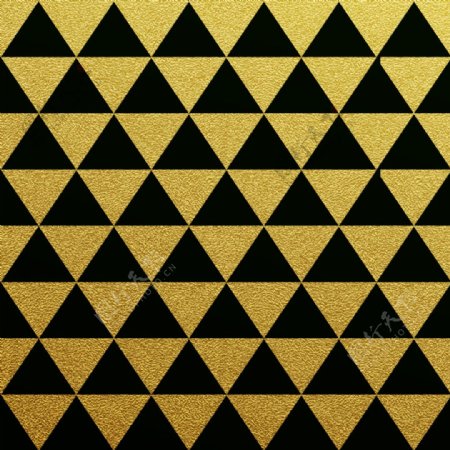 时尚金色几何三角型纹理