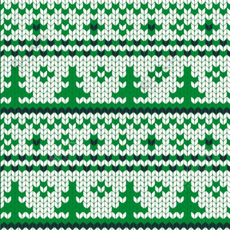 绿色圣诞树圣诞节填充背景矢量素材