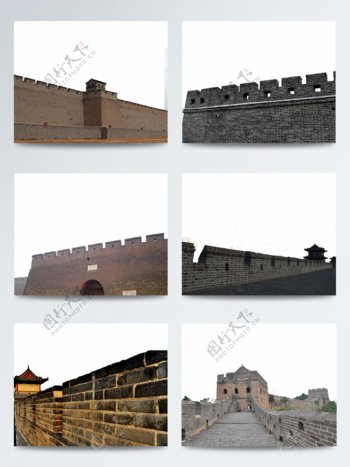 中国古代西安古城墙建筑