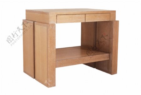 简约木质家具桌子设计