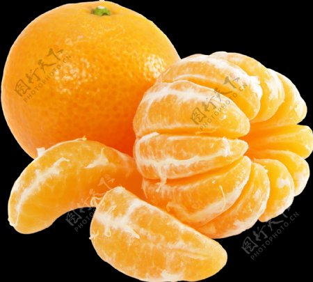橙子柠檬水果透明PNG免扣素材