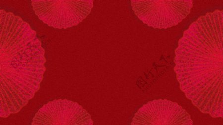 纸伞中国红背景