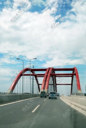 红色大桥