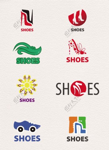 时尚鞋子logo图片设计