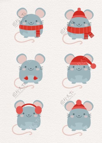 灰色创意设计老鼠