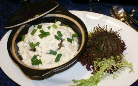 海胆豆腐煲