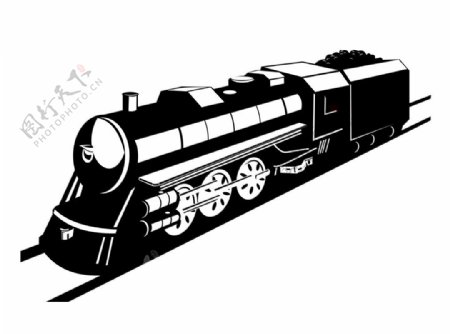 火车运输插画