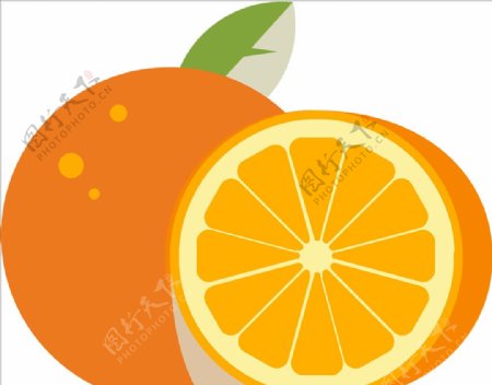 橙子图案