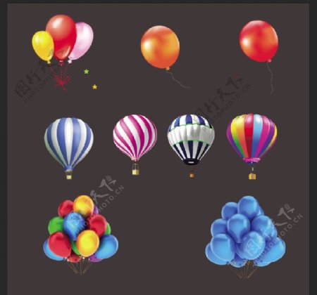 热气球气球蒸气球