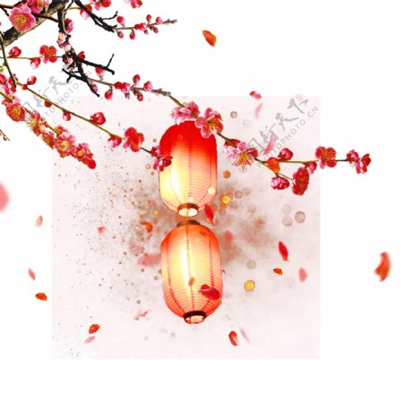 喜庆中秋节中国风灯笼可商用元素