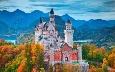 美丽的德国天鹅城堡