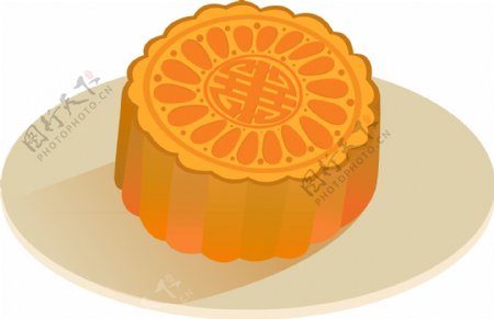 中秋节传统月饼矢量元素