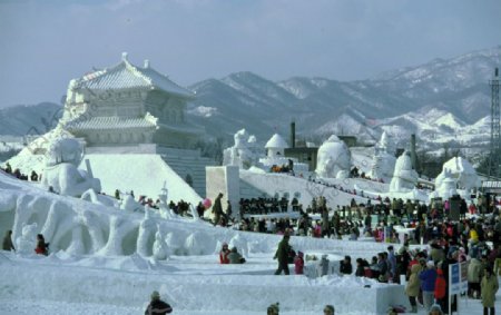 雪雕建筑
