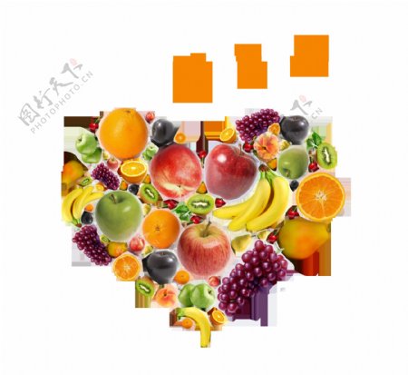 鲜果坊新鲜水果艺术字设计