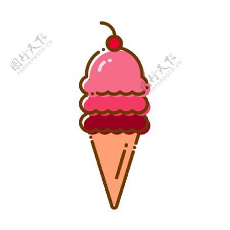 MEB冰淇淋甜品可商用元素
