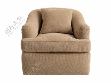 舒适田园纯色扶手沙发椅素材