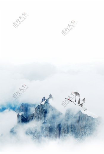 中国风背景海报