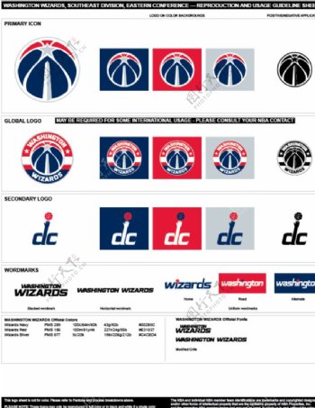 新版NBA华盛顿奇才logo