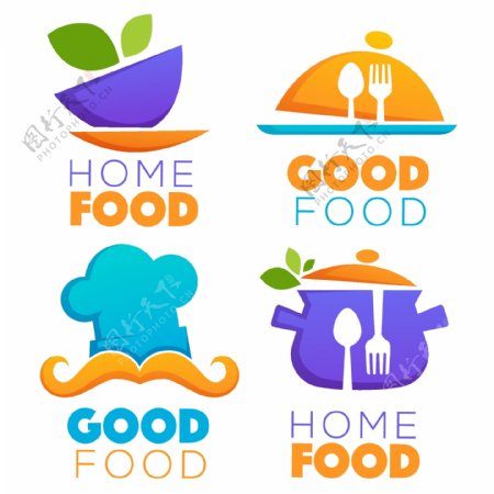 餐饮美食food标志logo
