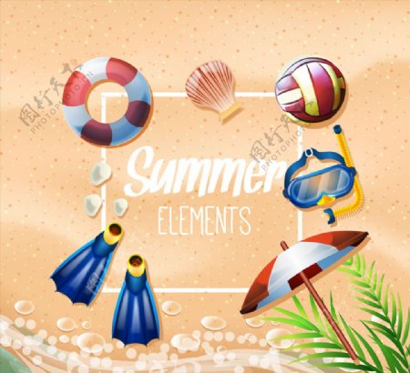 7款创意沙滩上的夏季度假用品