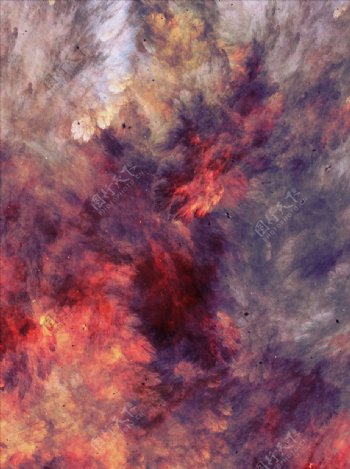 抽象赤热云彩背景