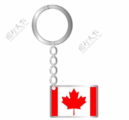 加拿大旅游纪念品钥匙扣定制