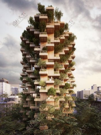 欧美全木质生态建筑