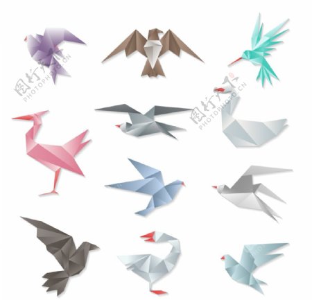 折纸鸟类