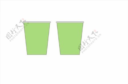 纸杯水杯纸杯设计广告设计