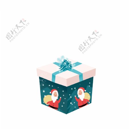 圣诞礼物盒卡通可爱节日素材
