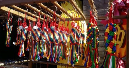 中国节传统文化彩线编织编