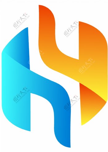 字母H的logo设计