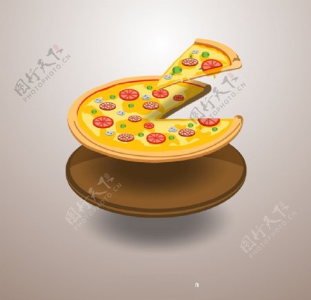 比萨饼图案