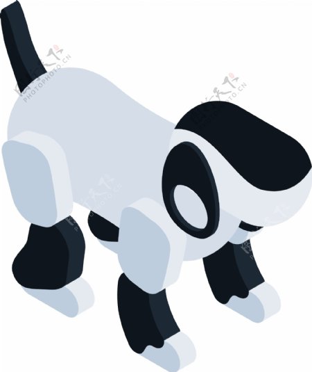 2.5D人工智能机器宠物狗