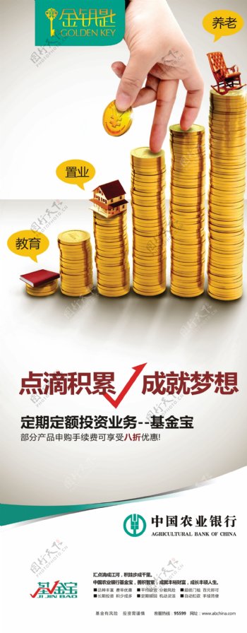 中国农业银行展架