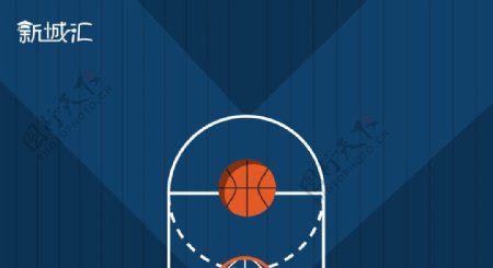 篮球架贴纸