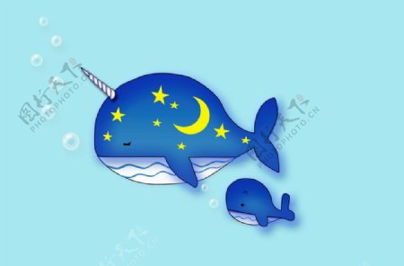 晚安鲸鱼