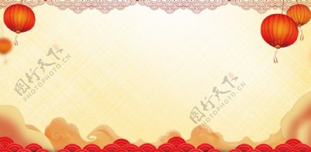 传统中国风新年主题背景设计