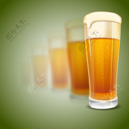 啤酒矢量图
